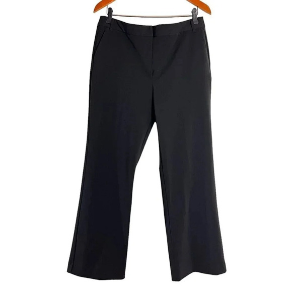 Dana Buchman Plain Black Pants Size 10 Business Career Professional Workwear - Picture 1 of 8